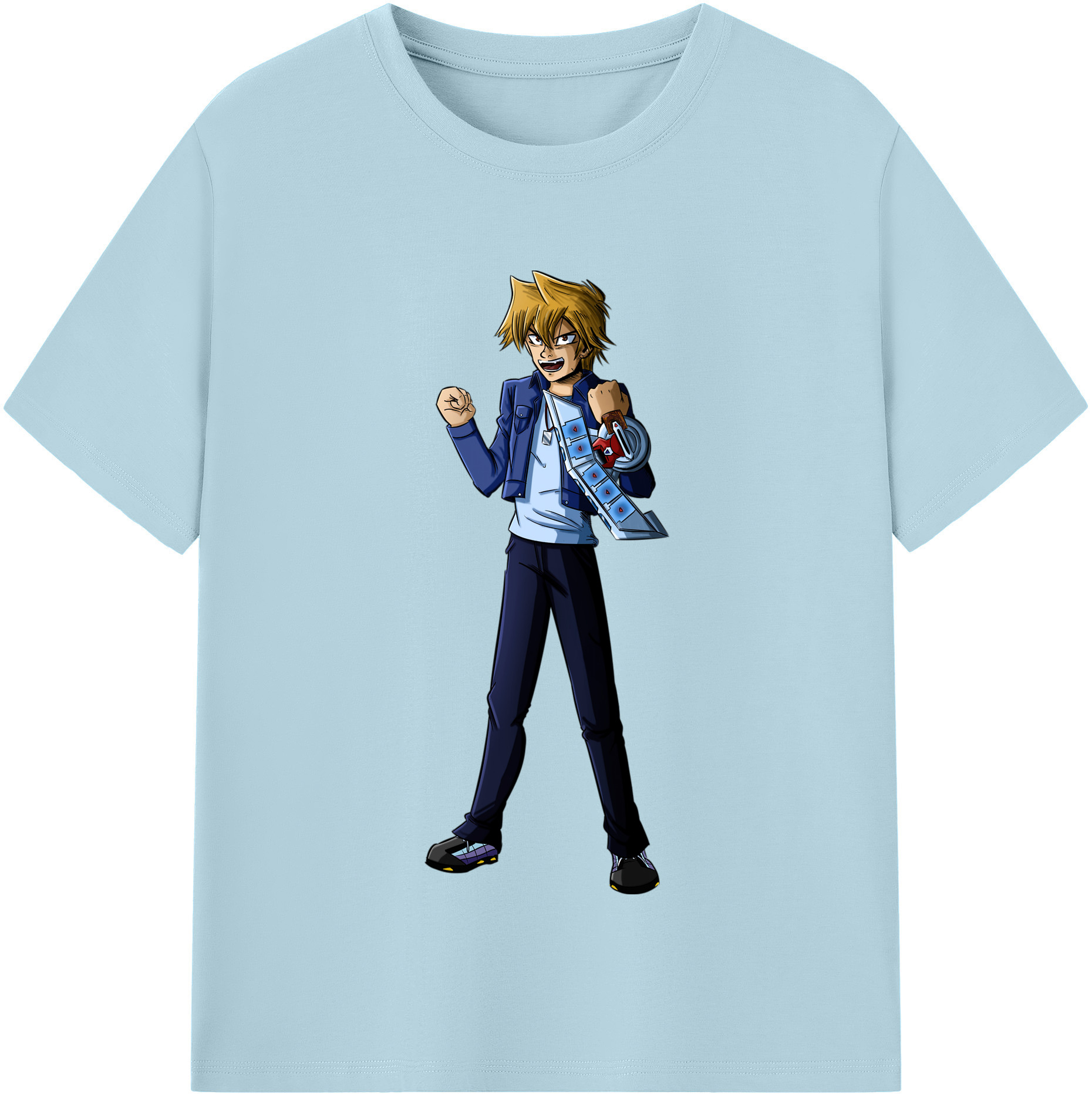 （画像用） 遊☆戯☆王 Yu-Gi-Oh! 綿100％半袖Tシャツ（フロントプリント）